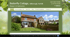 Desktop Screenshot of butterflycottage.com