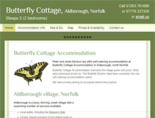 Tablet Screenshot of butterflycottage.com